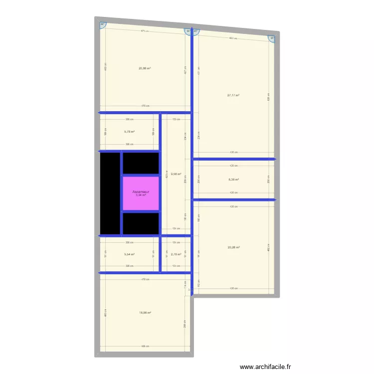 48 av CARNOT R+2 v2. Plan de 