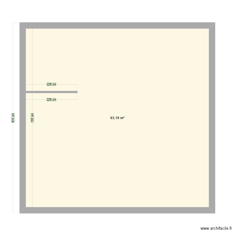 maison. Plan de 0 pièce et 0 m2