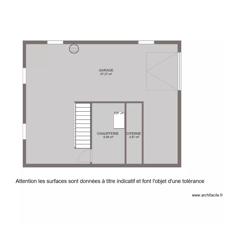 BI 6512 SOUS SOL MARIAM . Plan de 