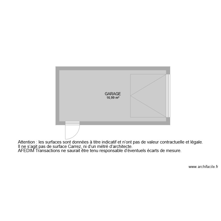 BI 6266 GARAGE . Plan de 0 pièce et 0 m2