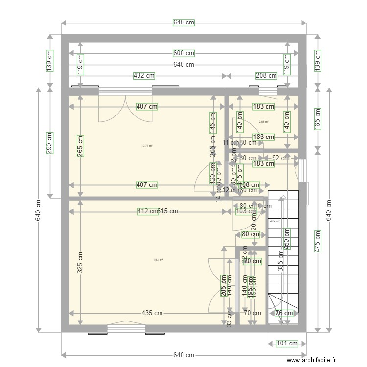 étage corse. Plan de 0 pièce et 0 m2