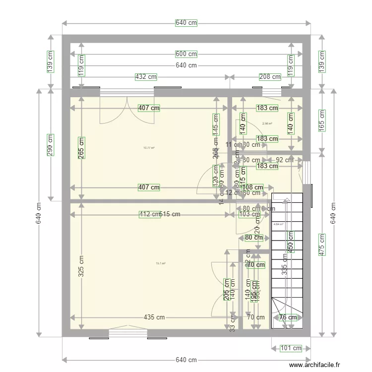 étage corse. Plan de étage corse. Plan de