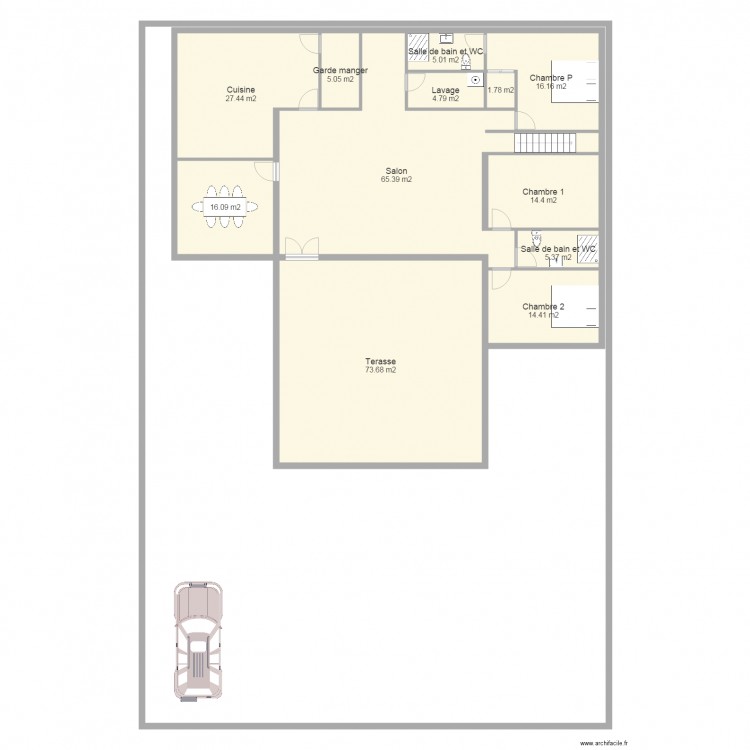 Maison CI2. Plan de 0 pièce et 0 m2