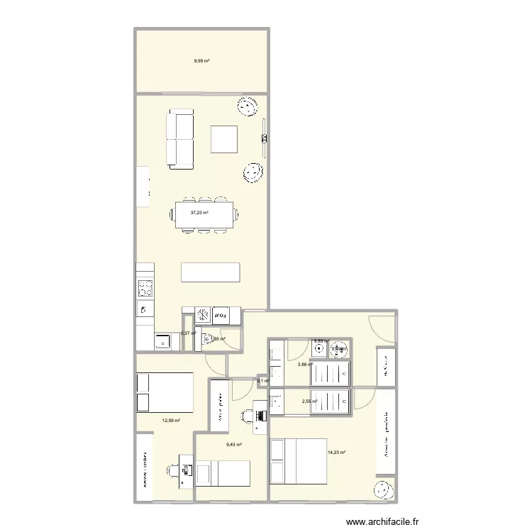 Santa Barbara version fenetre2. Plan de 