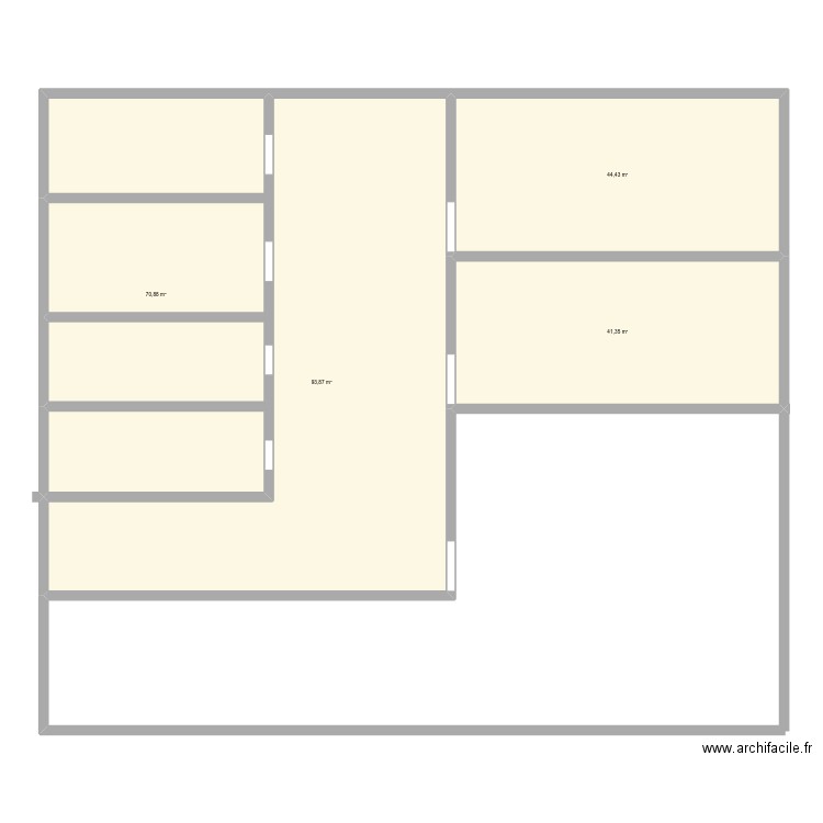 maurel. Plan de 4 pièces et 251 m2