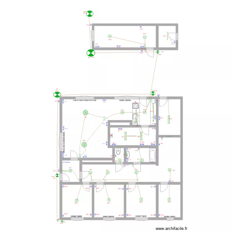 implantation electricte 01 11. Plan de implantation electricte 01 11. Plan de
