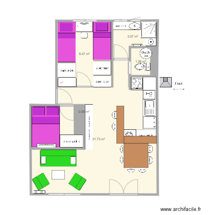 Chamrousse plan 11. Plan de 0 pièce et 0 m2