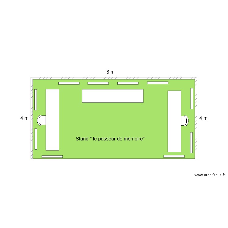 stand Bernard COUPE. Plan de 0 pièce et 0 m2