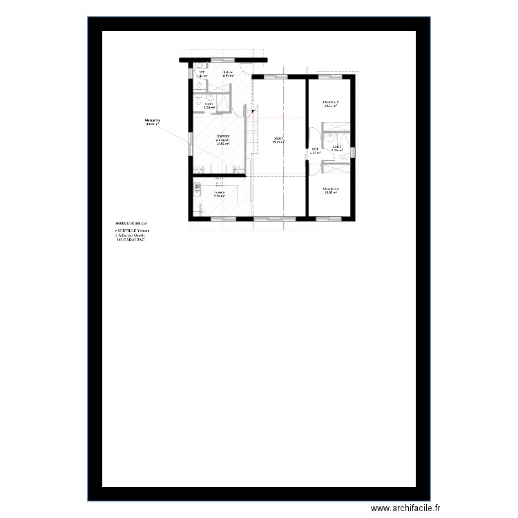 PLAN 01. Plan de 0 pièce et 0 m2