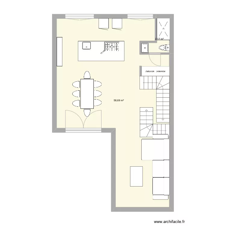 Graca salonsamcuisine. Plan de 