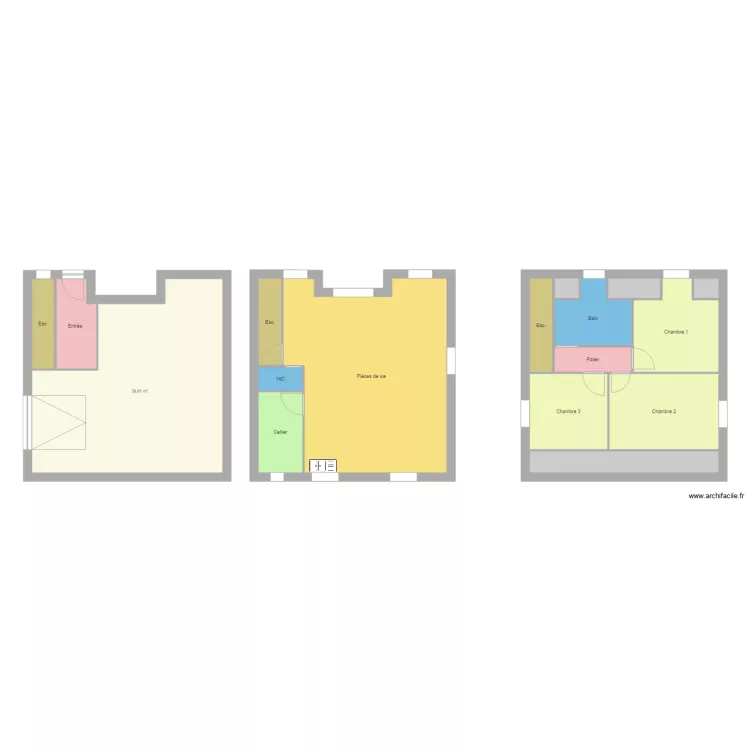 delphie 80 sous sol. Plan de 