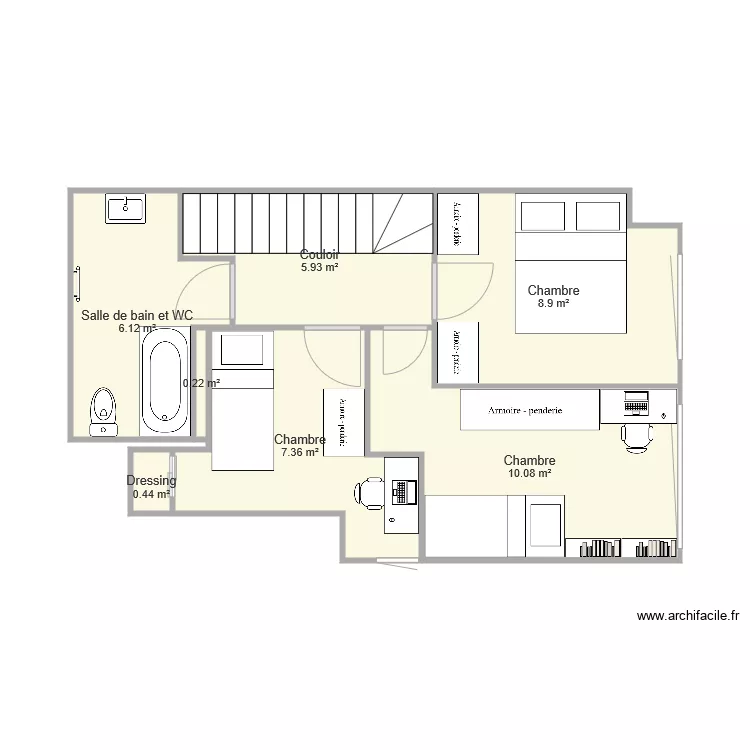 appartement T4 2. Plan de 