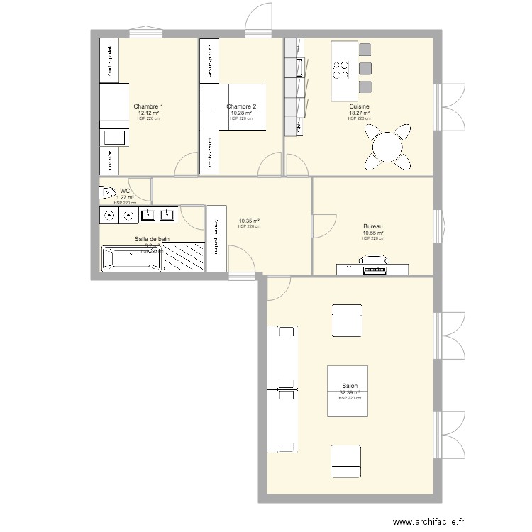 Boubou Family 3. Plan de 0 pièce et 0 m2