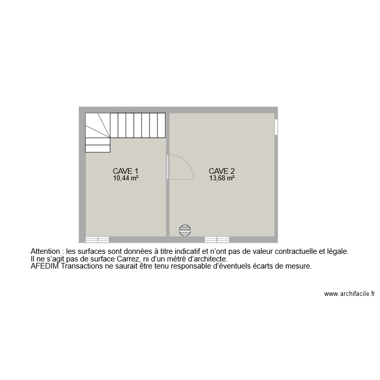 BI 6372 CAVE. Plan de 0 pièce et 0 m2
