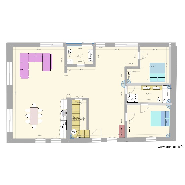 Maison Ecuelles Version 09092023 v1. Plan de 11 pièces et 284 m2