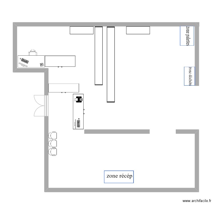 magasin 3. Plan de 0 pièce et 0 m2