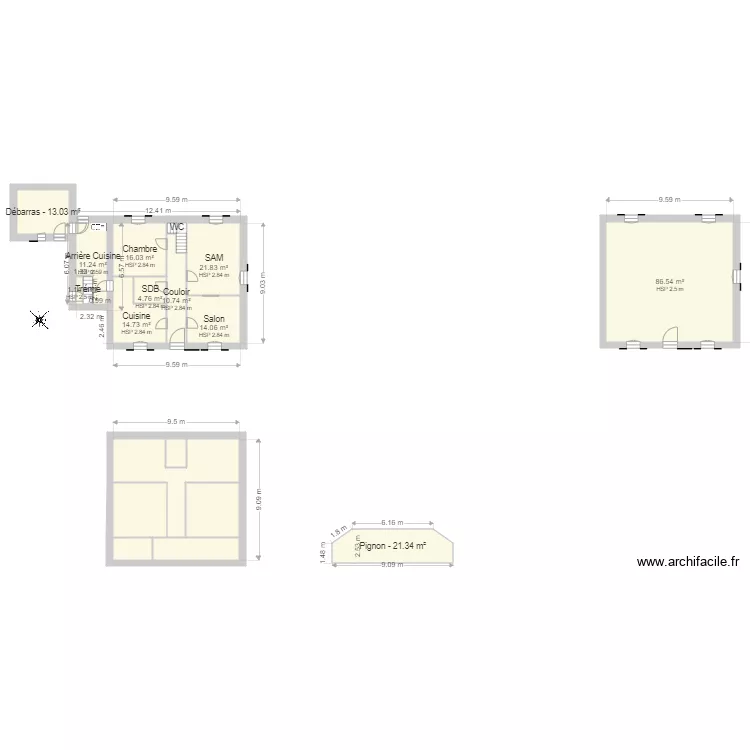 FRIAUD Fabrice. Plan de 