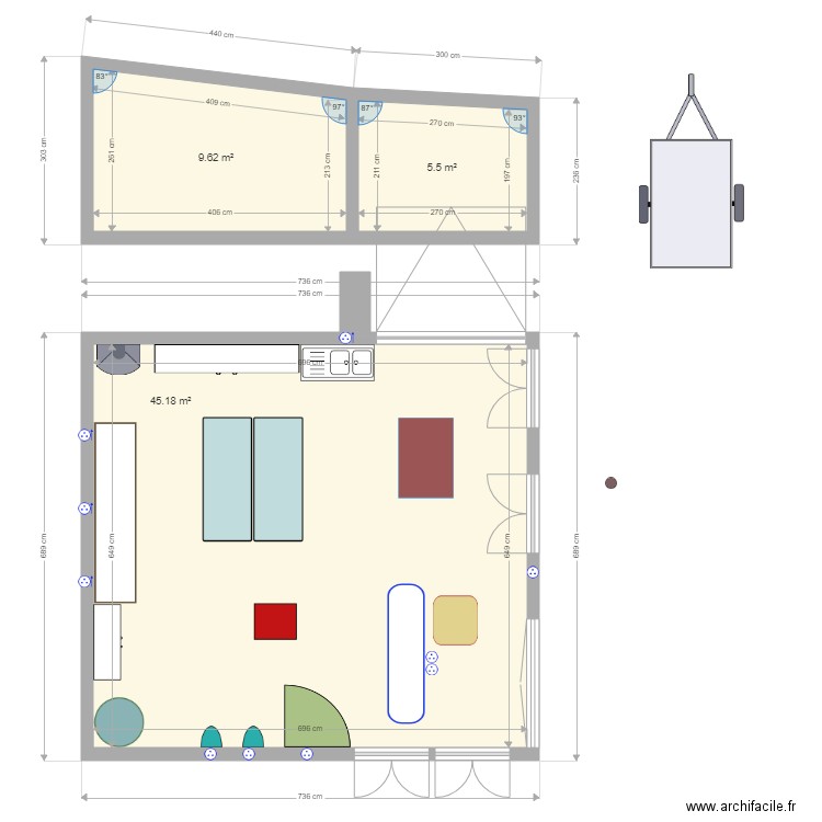 ATELIER. Plan de 0 pièce et 0 m2