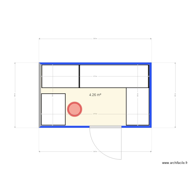 PCR 1. Plan de 0 pièce et 0 m2