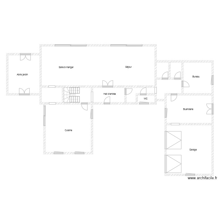 Rez Renaux. Plan de 0 pièce et 0 m2