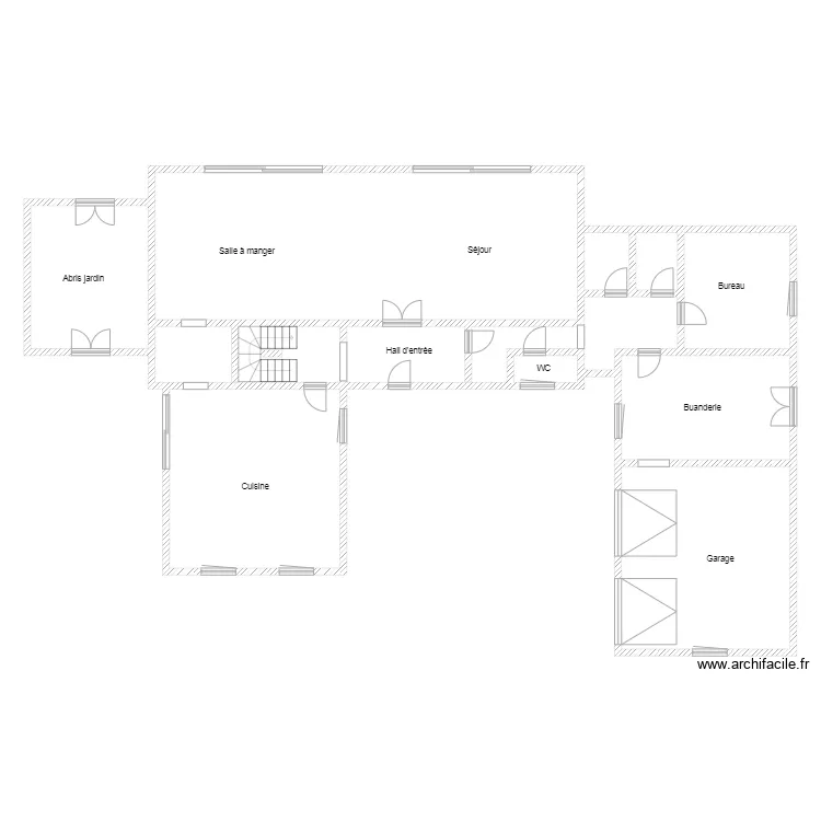 Rez Renaux. Plan de 