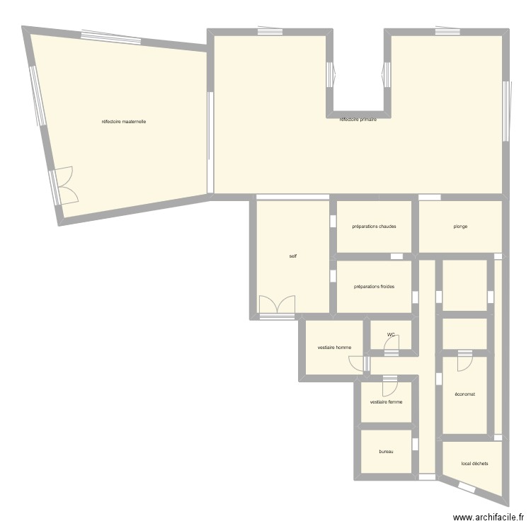 resto co 1. Plan de 13 pièces et 179 m2