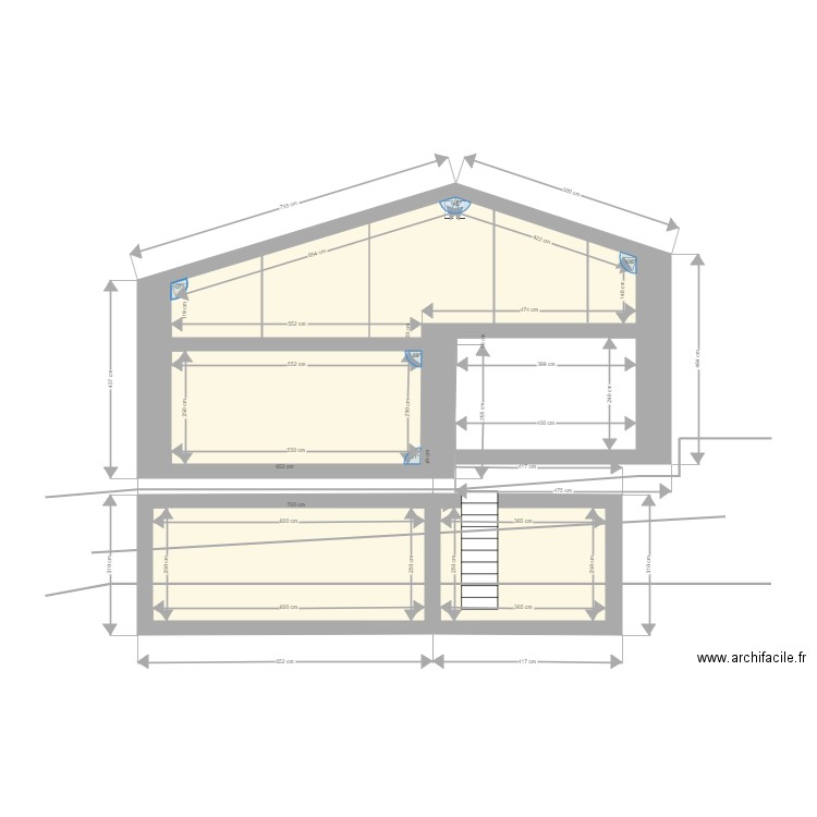 BERGERIE PIGNON SOUS SOL EST ELEVATION 1.30M + 30% AU SOL. Plan de 0 pièce et 0 m2