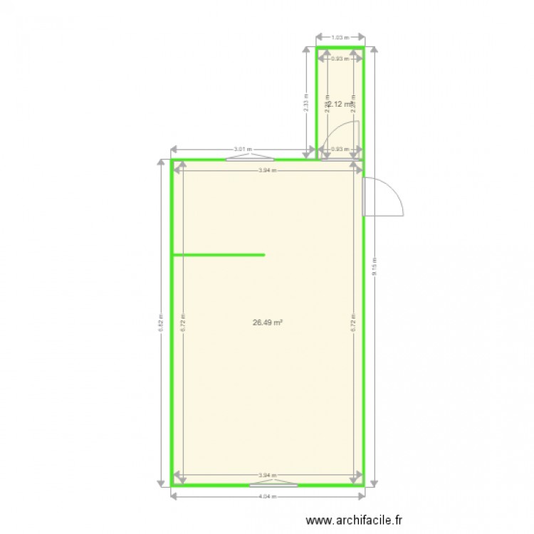 T1R1 VHB. Plan de 0 pièce et 0 m2