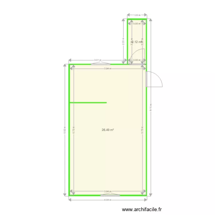 T1R1 VHB. Plan de T1R1 VHB. Plan de