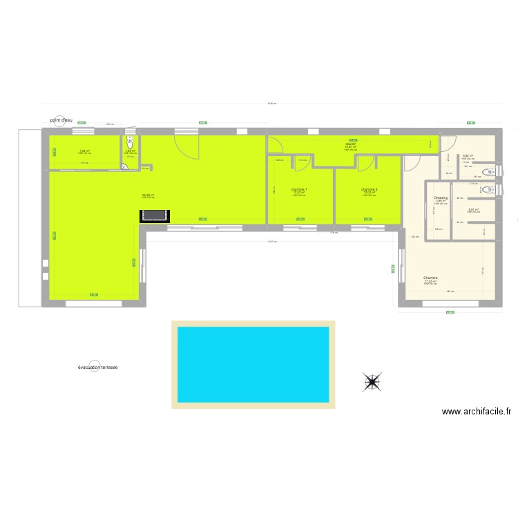 chioti 3 / definitif / carreleur. Plan de 10 pièces et 147 m2