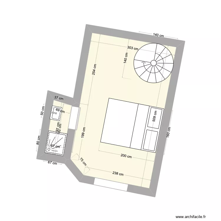 Lamarck - 1er étage. Plan de Lamarck - 1er étage. Plan de