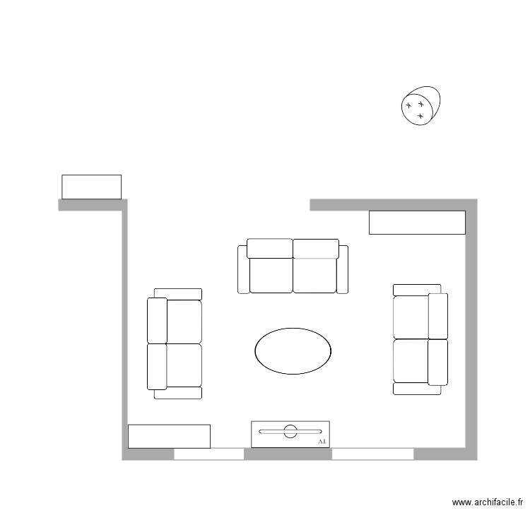 plan salon57. Plan de 0 pièce et 0 m2