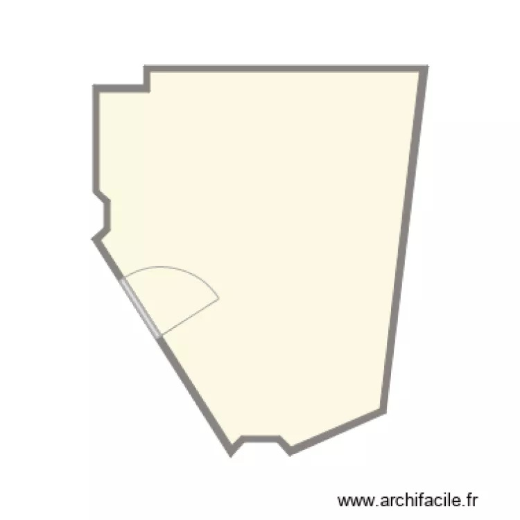 ESCALE DES GOUT Plan existant. Plan de 