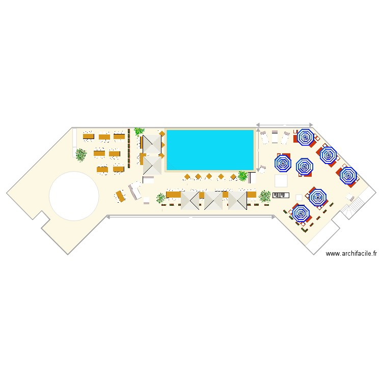 Terrasse V2. Plan de 0 pièce et 0 m2