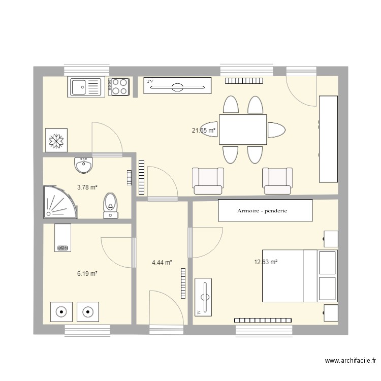 berardino 01. Plan de 0 pièce et 0 m2