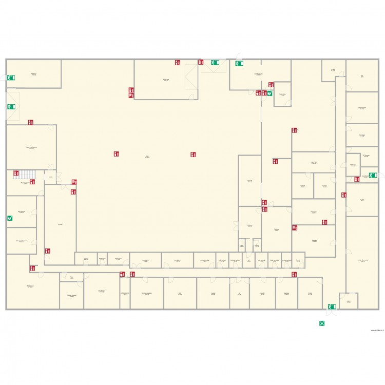 Bat principal sécurité. Plan de 0 pièce et 0 m2