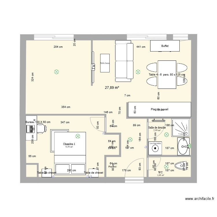 Cergy 42 M. Plan de 0 pièce et 0 m2