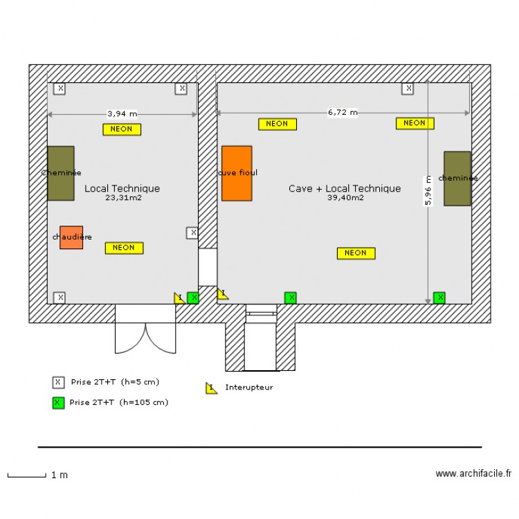 MAISON DUBOIS - LAS RUAS - CAVE  LOCAL TECHNIQUE. Plan de 0 pièce et 0 m2