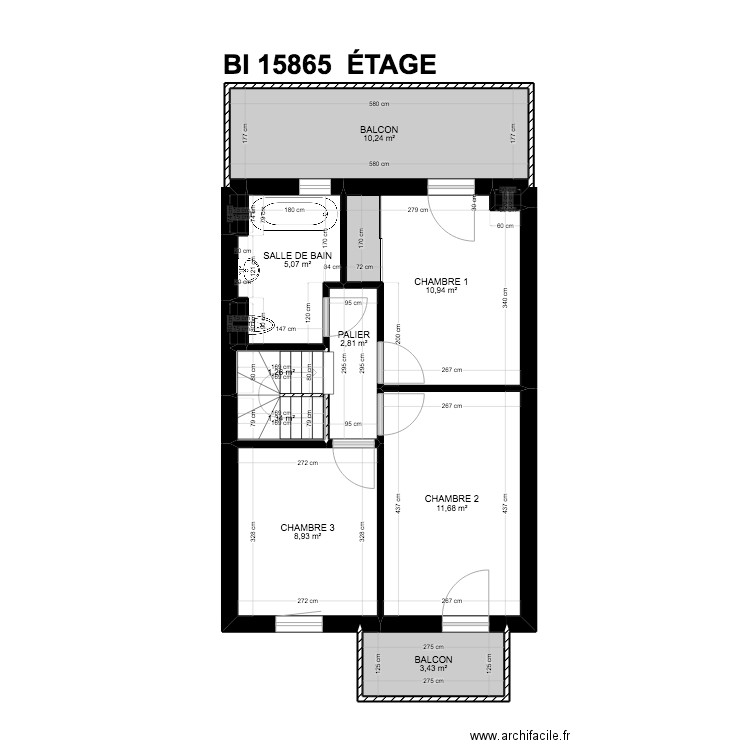 BI 15865. Plan de 0 pièce et 0 m2
