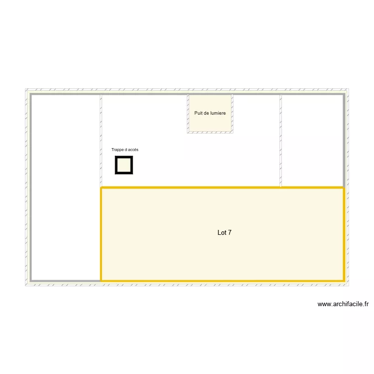 LOT 7 PLAISANCE. Plan de 