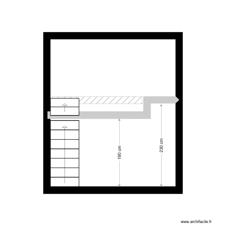 Monseigneur coupe. Plan de 