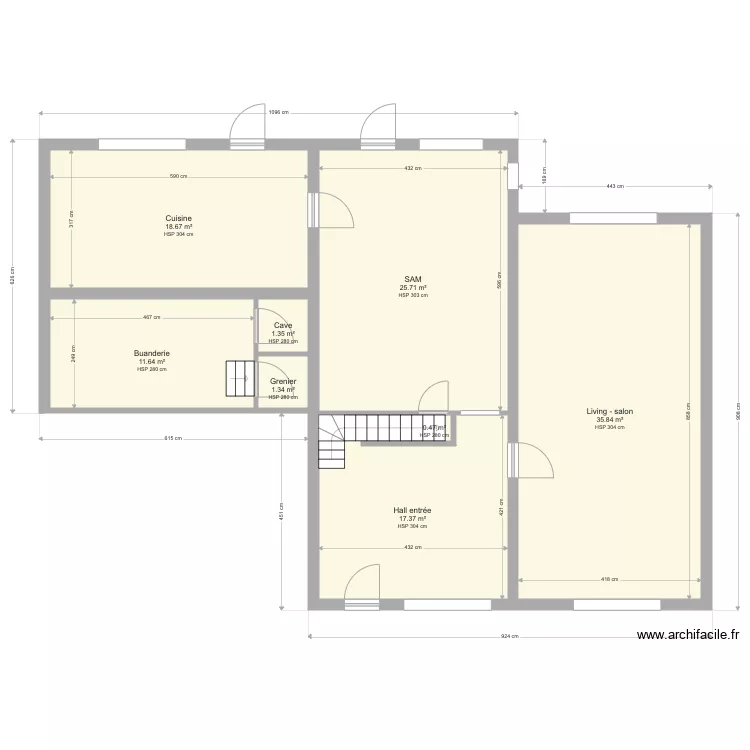 Maison de Thomas et Maud. Plan de Maison de Thomas et Maud. Plan de
