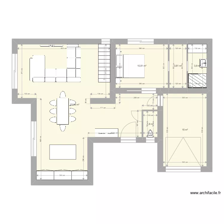 Maison Rdc 1. Plan de 