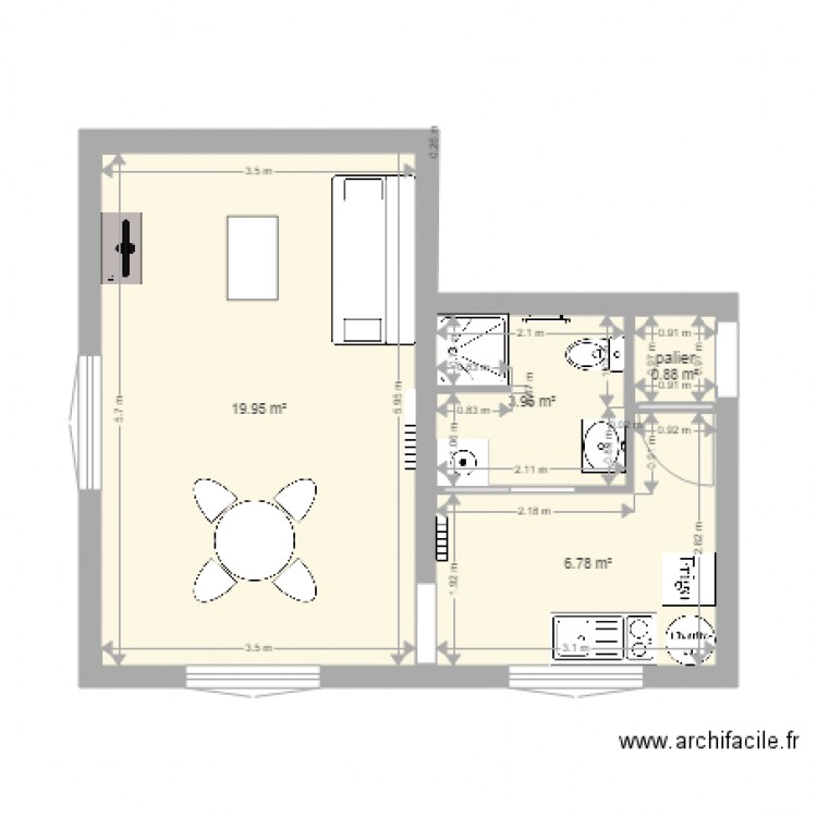 DEMARAIS MARIE. Plan de 0 pièce et 0 m2