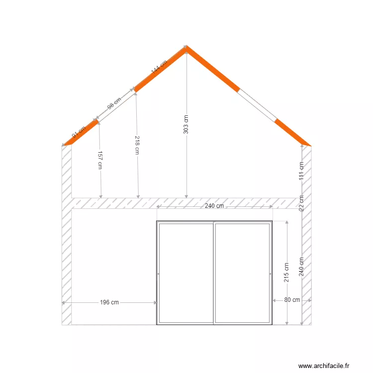 pignon cuisine. Plan de 