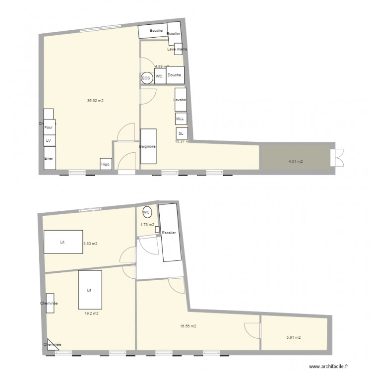 Pontix5. Plan de 0 pièce et 0 m2
