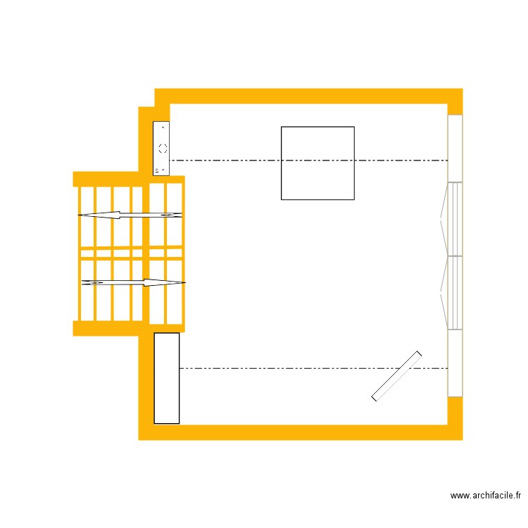 Combles. Plan de 0 pièce et 0 m2