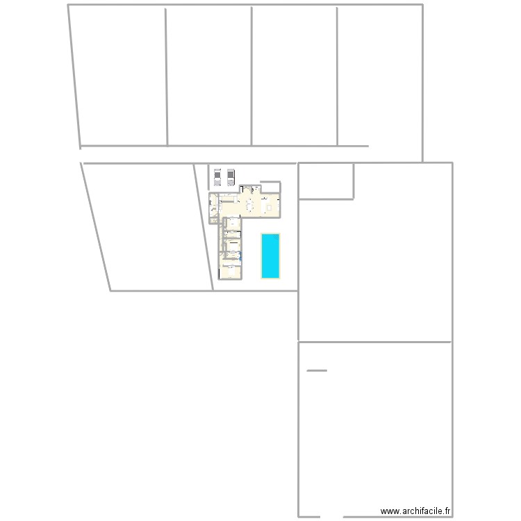 Chiang mai 12. Plan de 9 pièces et 170 m2