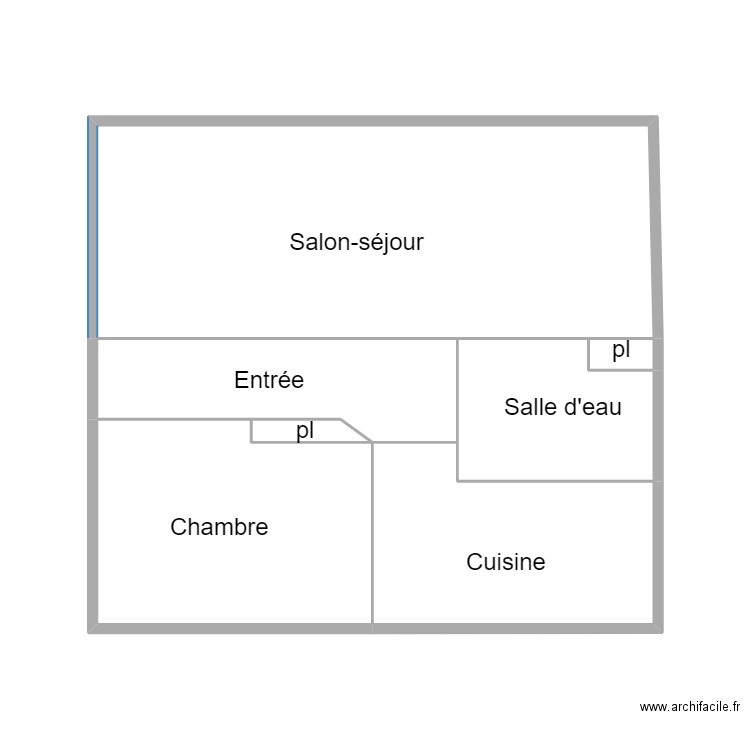 QUIMPER BOUGARD. Plan de 7 pièces et 32 m2