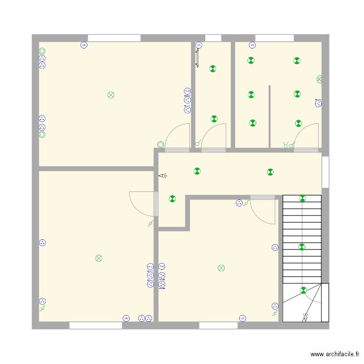 maison volstroff etage . Plan de 0 pièce et 0 m2